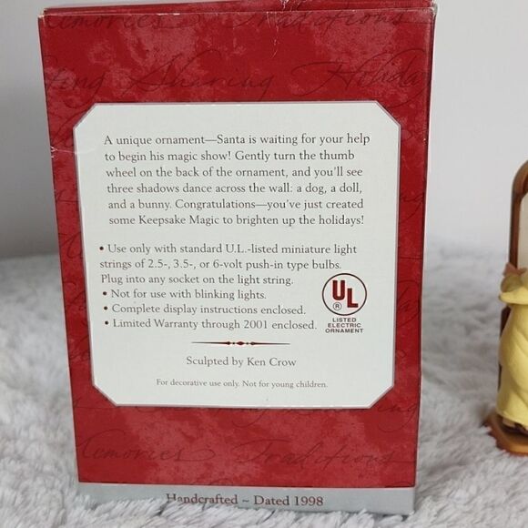 Vintage 1998 Hallmark Santa's Show & Tell Ornament - Picture 6 of 7